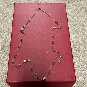 Stella & Dot Gold Geometric Necklace